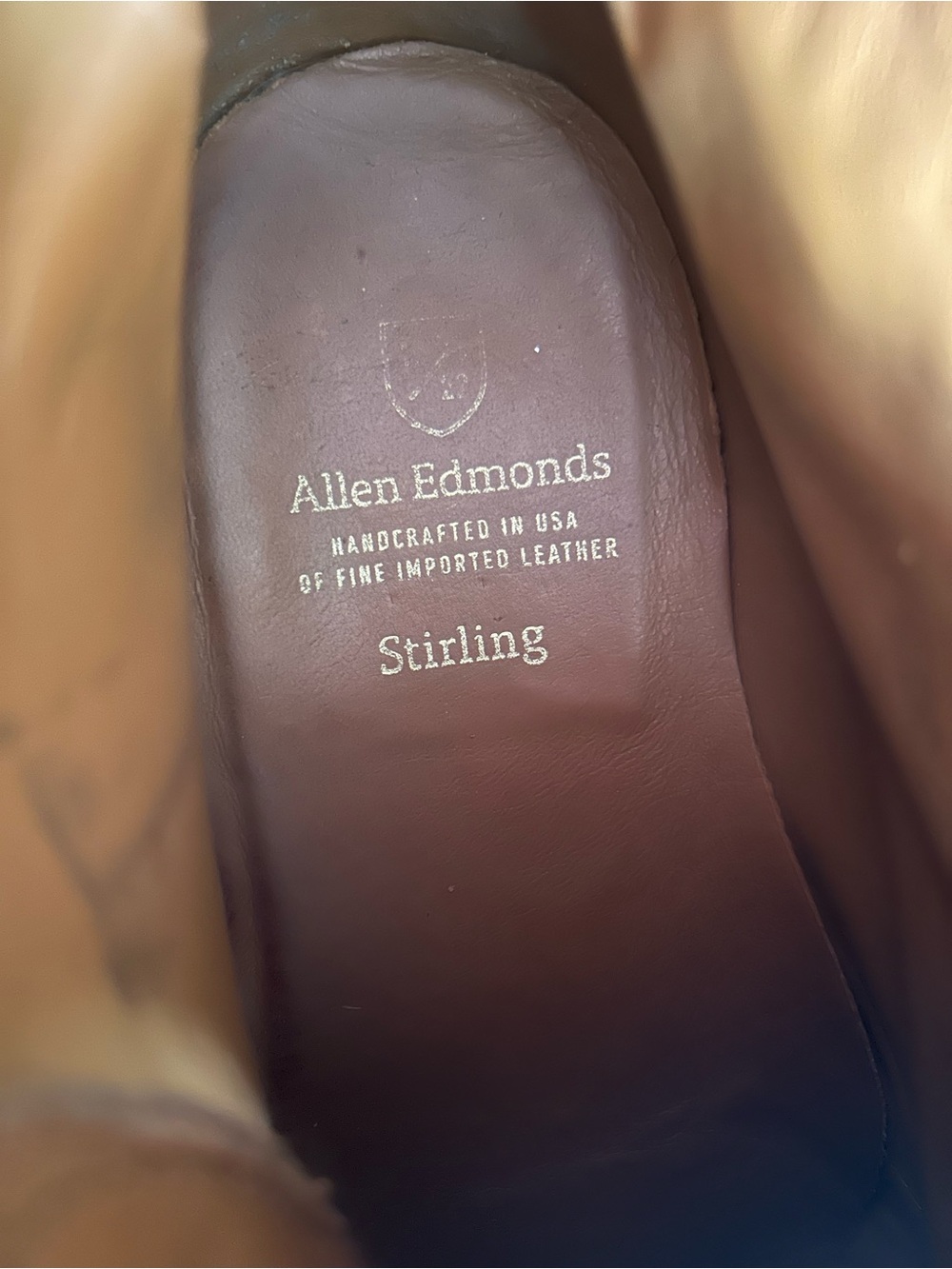 Allen Edmonds Black Leather Wingtip Lace-Up Boots - Picture 6 of 7
